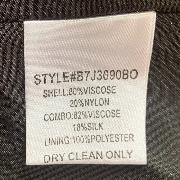 Parker Black Silk-Blend halter Gown - Picture 8 of 10